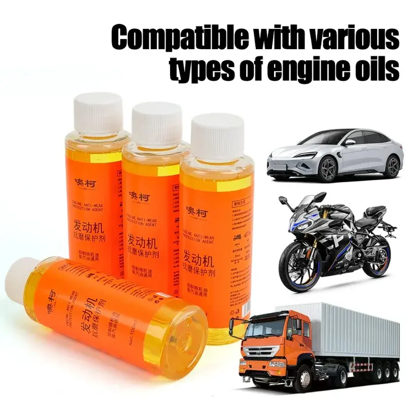 100ML Engine Cylinder Repair Agent Additive Oil for Engine Protection Noise Reduction Anti-Wear Repair Oil Reduce Friction I1E3