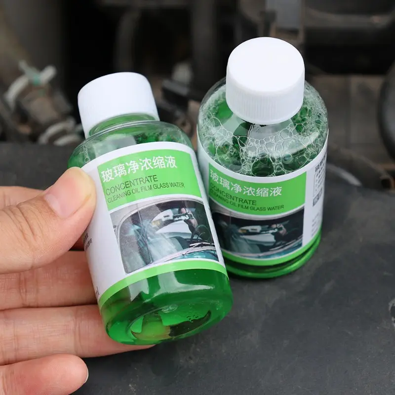 100ml Automotive Glass Oil Film Remover Concentrated Windshield Cleaner Quick Cleaning Liquid Car Glass Coating Maintenance