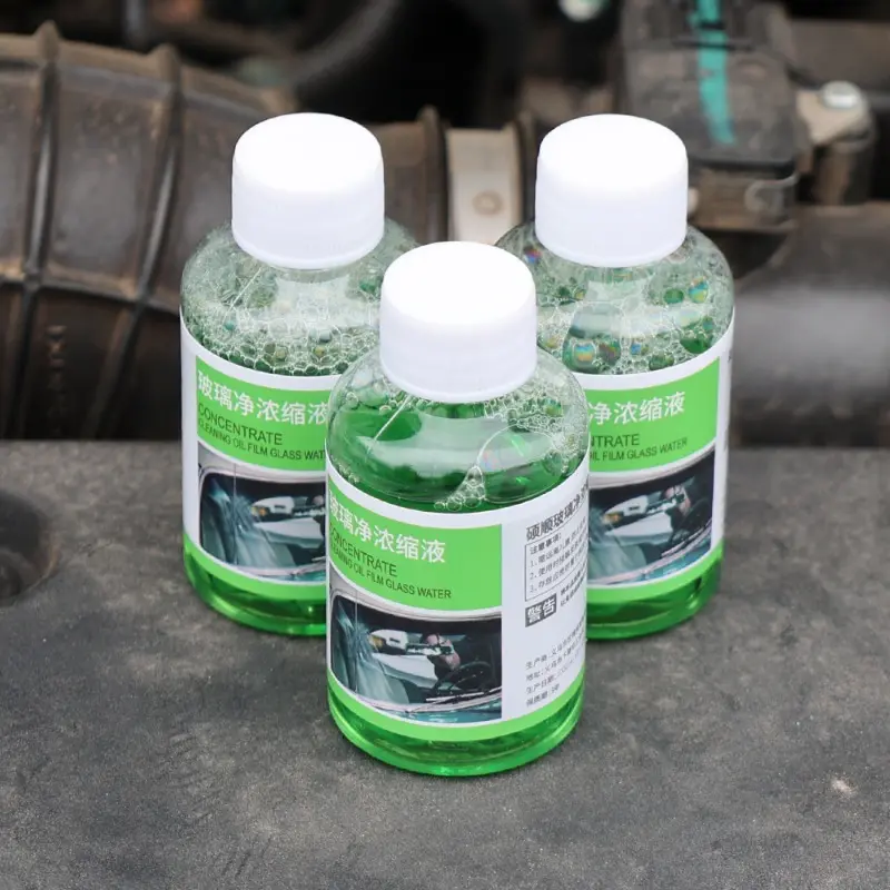100ml Automotive Glass Oil Film Remover Concentrated Windshield Cleaner Quick Cleaning Liquid Car Glass Coating Maintenance