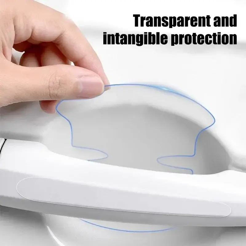 Universal Invisible Car Door Handle Protective Sticker Cars Handles Anti-collision Protection Strip Automotive Accessories