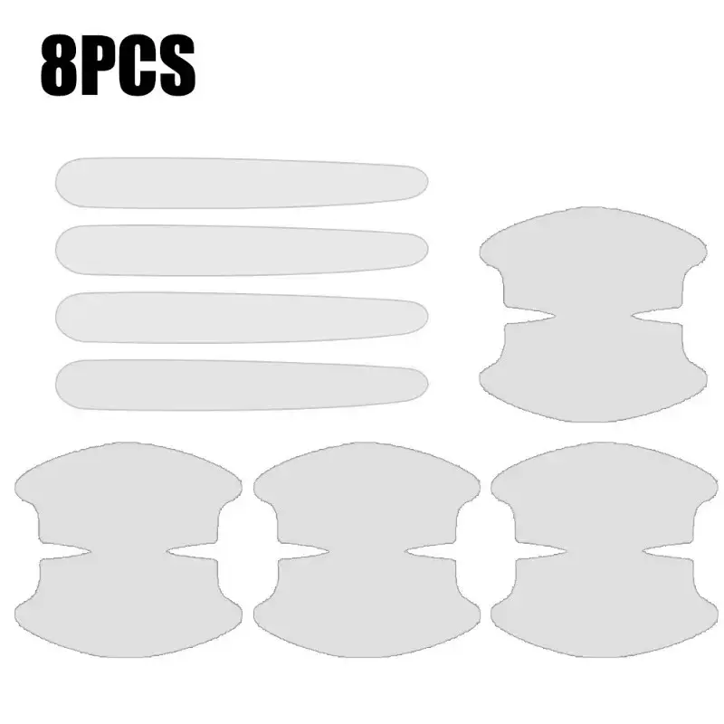 Universal Invisible Car Door Handle Protective Sticker Cars Handles Anti-collision Protection Strip Automotive Accessories