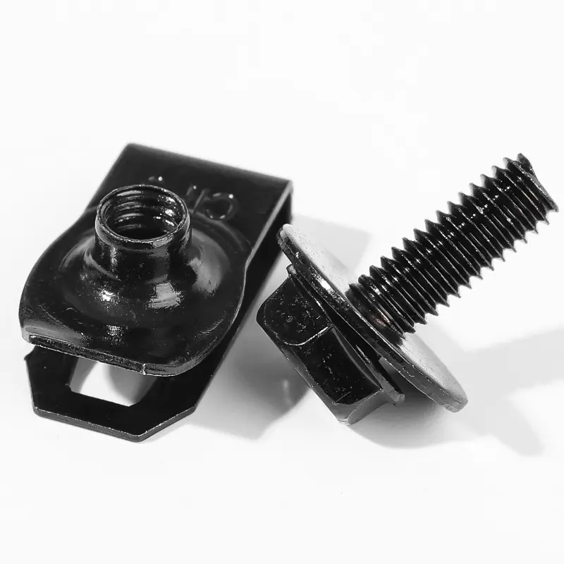 Car Body Fastener Set Bolts U-nut Clips Rivet Screws for Engine Cover Undertray Splash Shield Guard Bumper Fender Liner Retainer