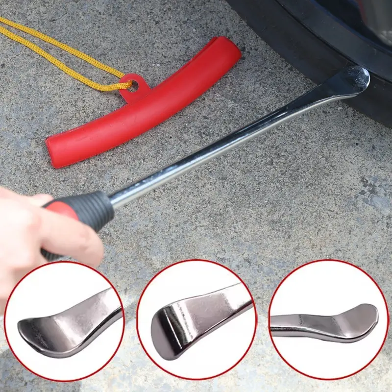 Tire Changing Lever Tools Motorcycle Tyre Repair Auto Spoon Wheel Kit 31CM Bike Tire Levers Spoon Rim Protector Tire Repair Tool