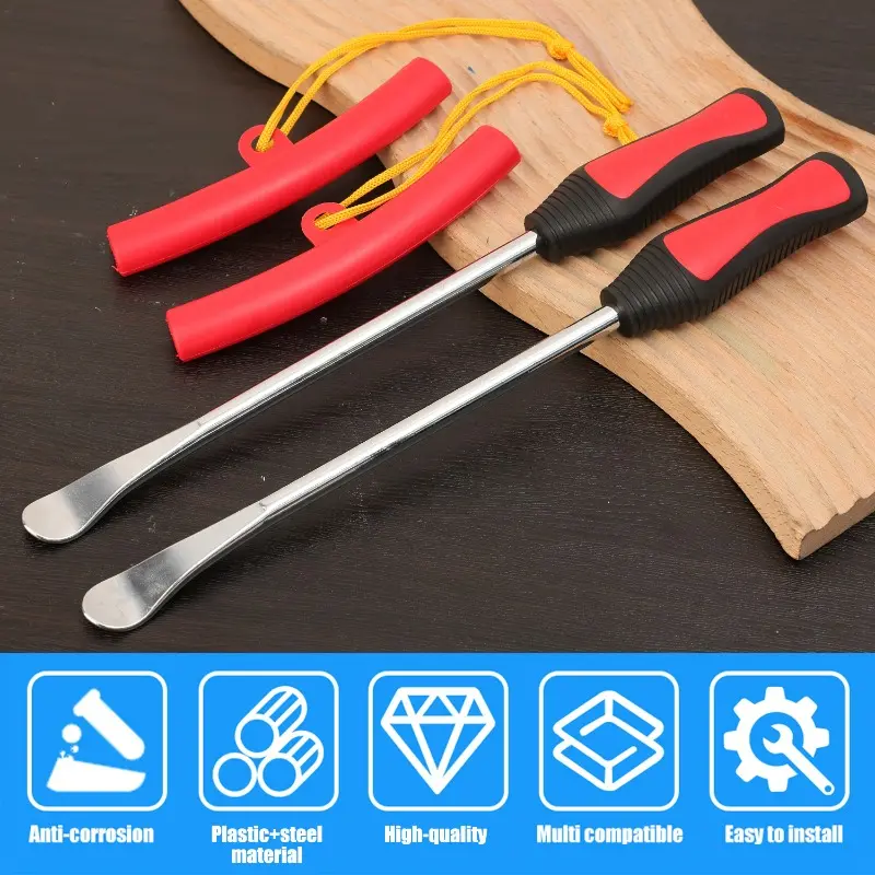 Tire Changing Lever Tools Motorcycle Tyre Repair Auto Spoon Wheel Kit 31CM Bike Tire Levers Spoon Rim Protector Tire Repair Tool