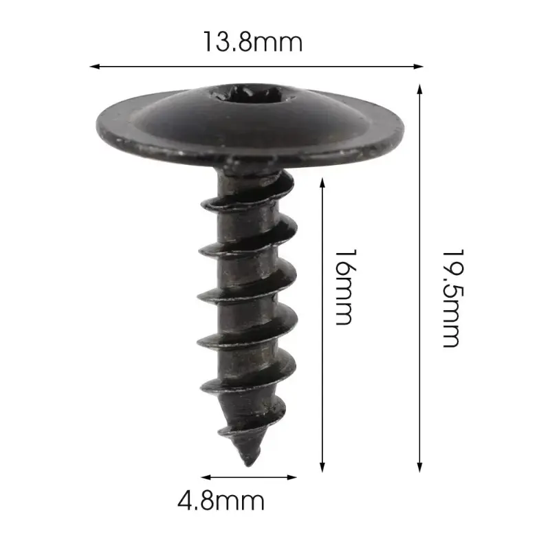 50-10Pcs Engine Cover Undertray Splashguard Wheel Arch Torx Screw Fastener Clips for VW Audi A1 A3 A4L Q3 Q5 Q7 N90974701
