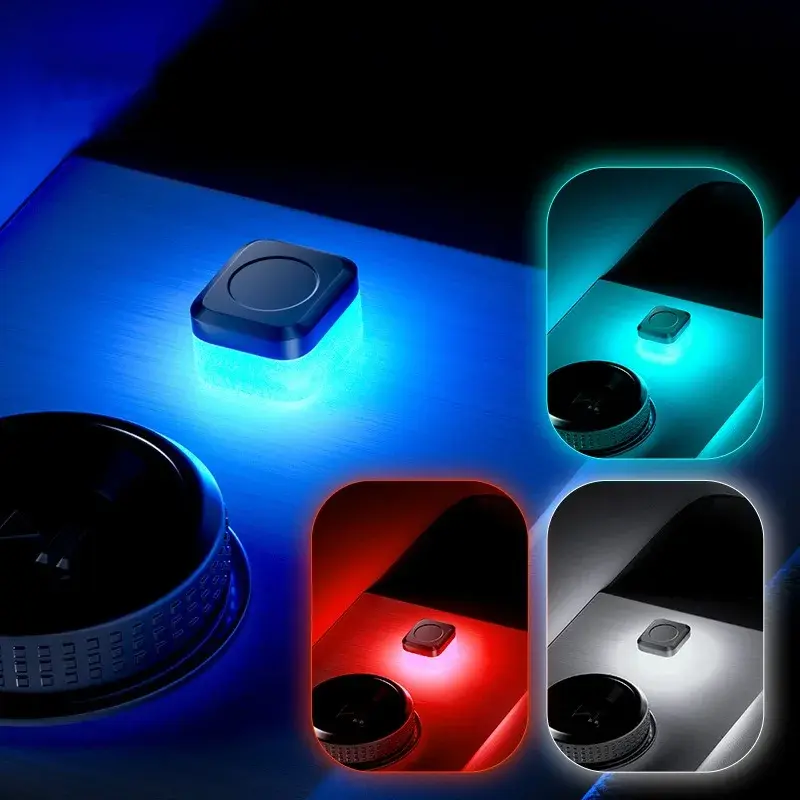 Mini USB LED Night Lights Car Interior Atmosphere Lamp Auto Decoration Ambient Lighting LED Neon Bulb Car 5V Plug and Play