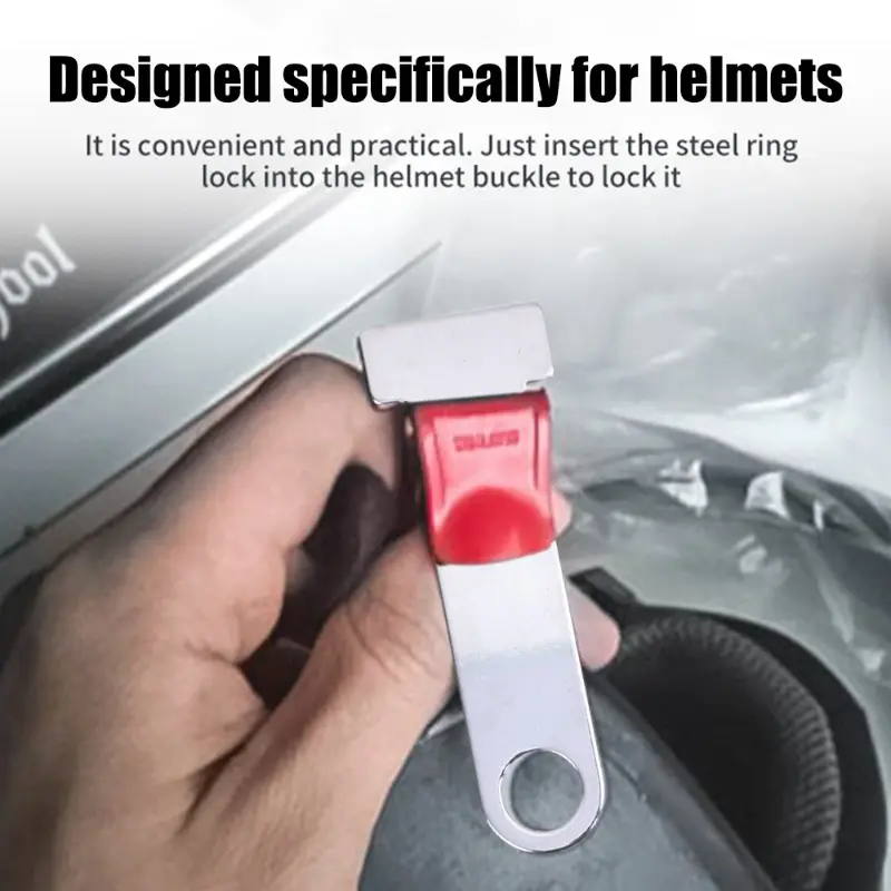 2pcs Motorcycle Helmet Lock Buckle Anti-theft Quick Release Fastener Secure Connector for Dirt Bike ATV Motorcycle Accessorie