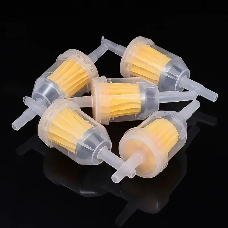 1-6pcs Car Gasoline Oil Filter Pipes Universal Inline Gas Fuel Filter for Small Engine Lawn Mower Motorcycle Accessories 6MM-8MM