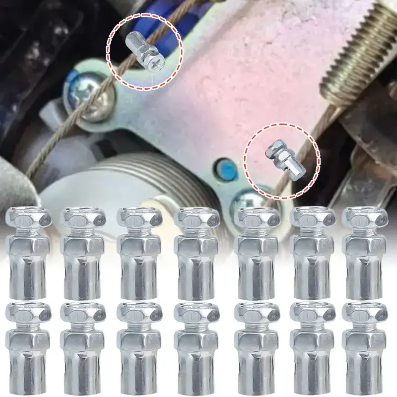 Off-road Motorcycle Throttle Cable Snap Head Wire Rope Fixing Clip Throttle Cable Stop Bolt Bike Cable Stop Bolt Pin Accessories