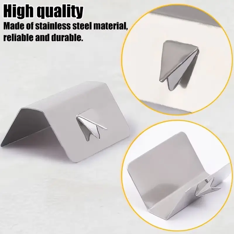 Universal Wind Rain Deflector Channel New Metal Retaining Clips Stainless Steel Car Wind Rain Deflector Sned Clips Clamp