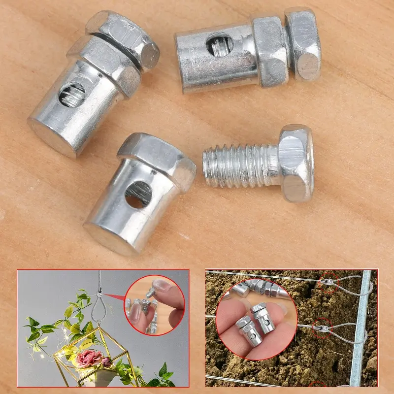 Off-road Motorcycle Throttle Cable Snap Head Wire Rope Fixing Clip Throttle Cable Stop Bolt Bike Cable Stop Bolt Pin Accessories