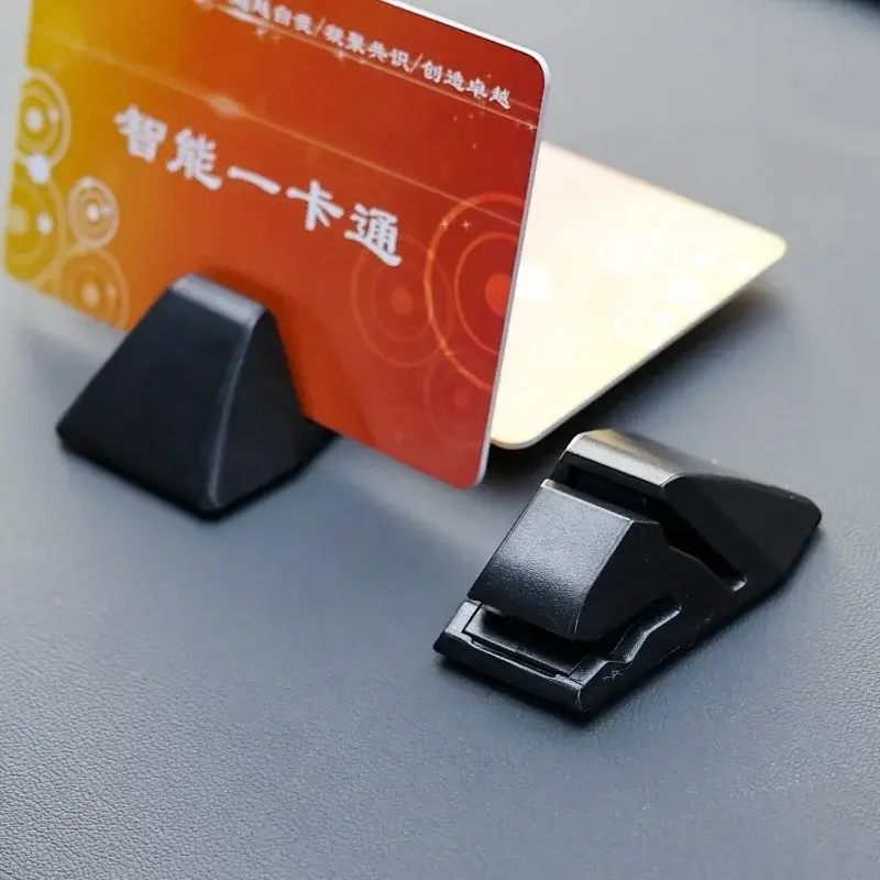 Multifunctional Car Card Clamp Parking Card Fixed Holder Clip Auto Accessories Car Temporary Parking Card Ticket Holder
