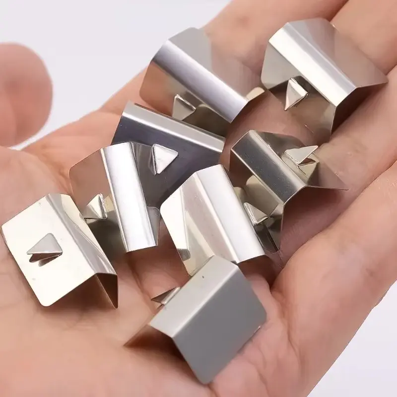 Universal Wind Rain Deflector Channel New Metal Retaining Clips Stainless Steel Car Wind Rain Deflector Sned Clips Clamp