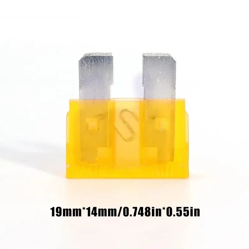 100/50pcs Medium Car Fuse Blade 2-35A Middle Size Fuse Insert Set with Box Fuse Blow Detection Tool Auto Circuit Repair Tools