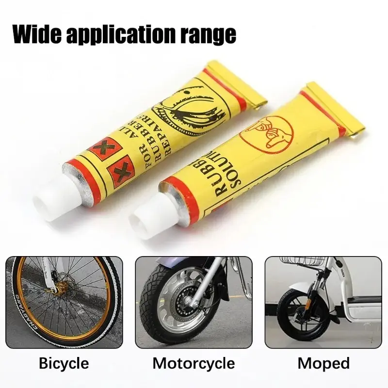 Car Tire Repairing Glue Universal Motorcycle Bicycle Tyre Inner Tube Puncture Repair Tools Bike Trye Tire Patching Repair Glues