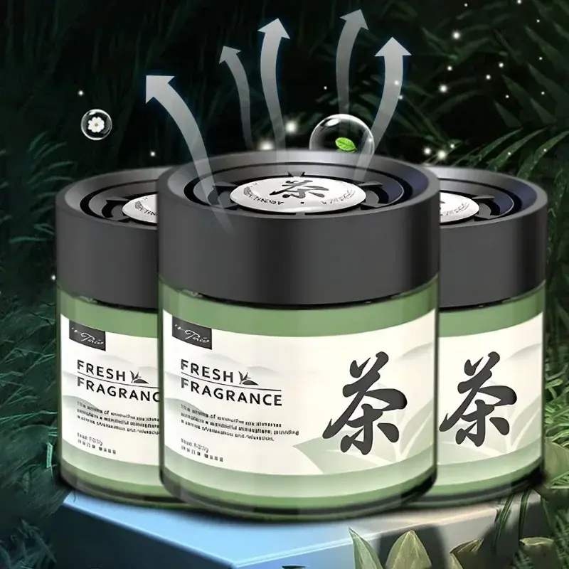 Car Air Freshener Solid Oriental Gardenia Jasmine Oolong Tea Fragrance Auto Interior Perfume Diffuser Car Deodorant Accessories