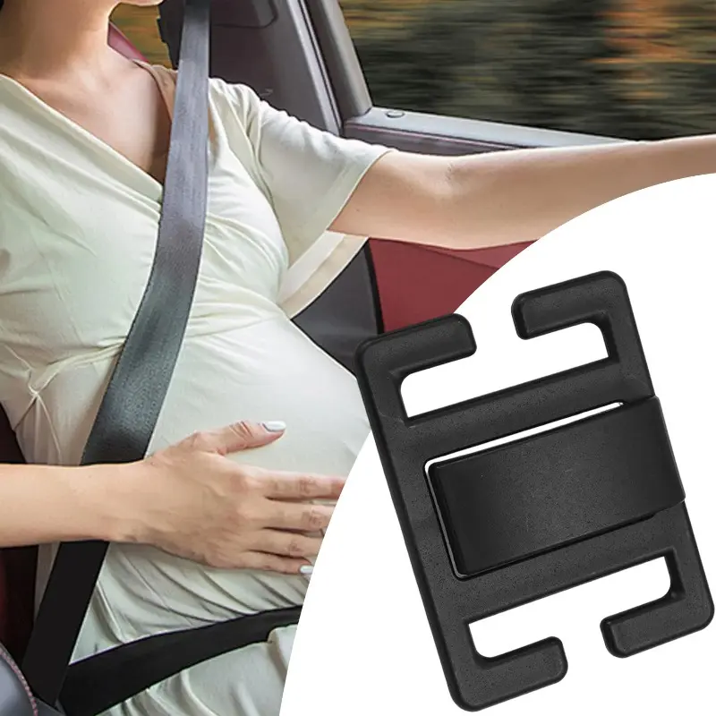 Car Seat Belt Adjuster Clip for Neck Comfort Shoulder Strap Positioner Reduce Discomfort Universal Fit Compact Accessory