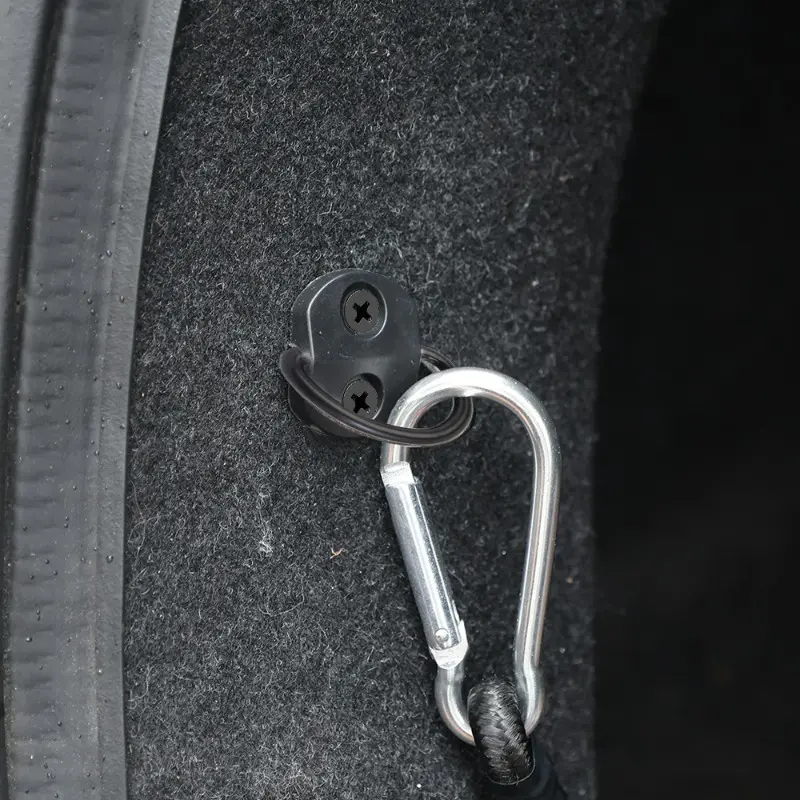 Cargo Net Floor Hook Auto Fastener Rear Trunk Boot Cargo Floor Net Tie Down Hook Ring Loop Hang Flat Screen Net Fix Kit