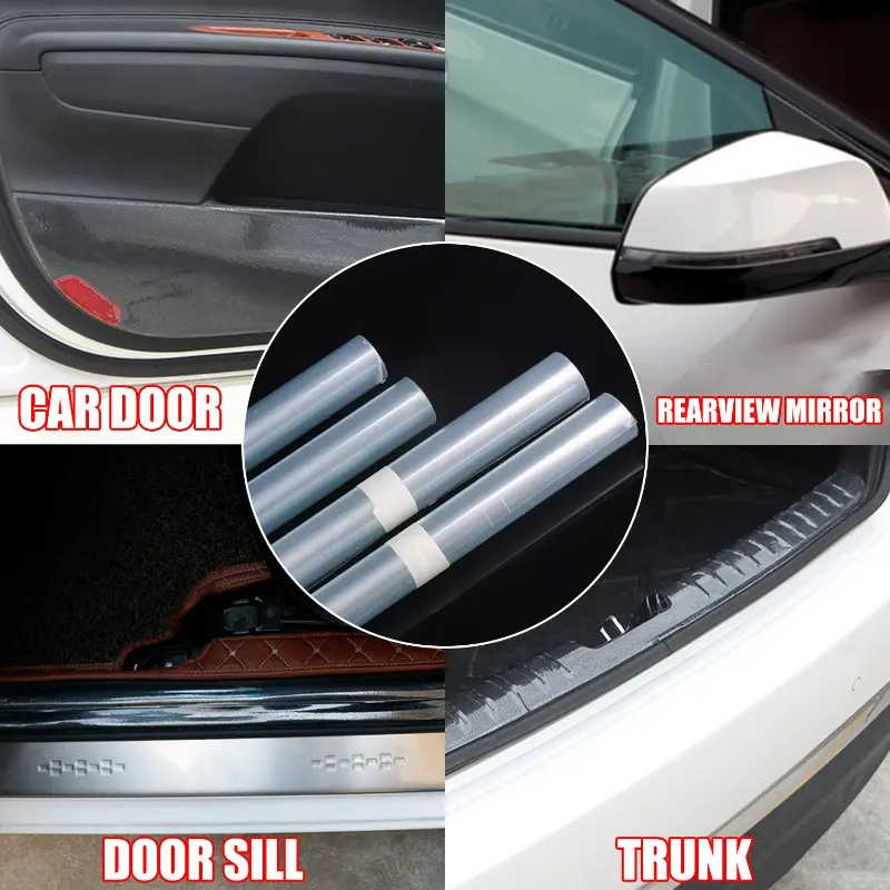 Anti-Scratch Glossy Clear Paint Protection Film Car Film Waterproof Car Sticker Scratch Proof Rhinocero Skin Protective Decals
