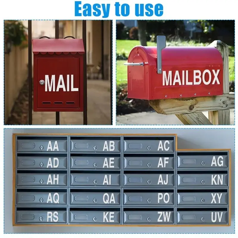 Car License Plate Reflective Letter Label Stickers Waterproof Sunscreen Invisible Stickers Vinyl Sticker Auto Reflective Sticker