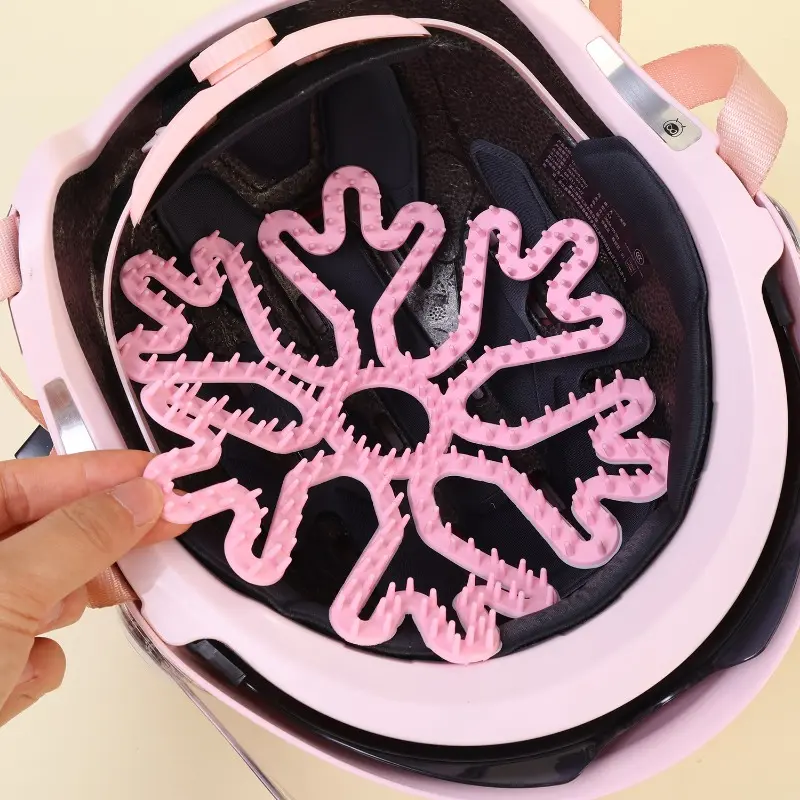 Motorcycle Helmet Liner Universal Elastic Bike Silicone Mat Portable Breathable Non-slip Pad Anti-pressure Hair Helmet Gasket