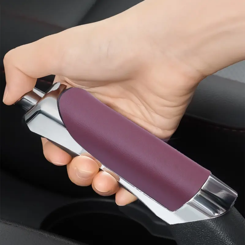 Universal Leather PU Car Decoration Anti-slip Handbrake Covers Auto Gear Shift Collars for Honda Toyota VW Hyundai Accessories