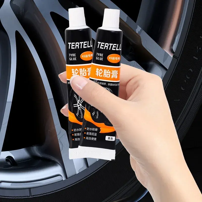 30ml Waterproof High Temperature Resistant Tyre Repair Liquid Black Strong Rubber Glues Adhesive Glue Car Repairs Tools