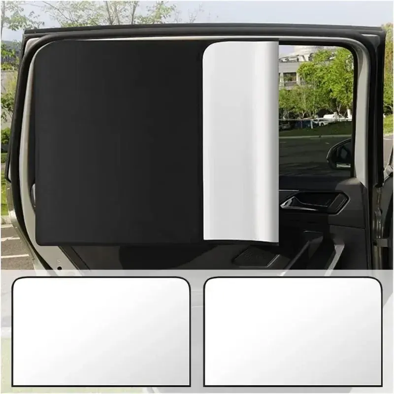 Car Window Sunshade Cover Summer UV Protection Car Side Front Rear Window Mesh Curtain Protector Cover Auto Accessories