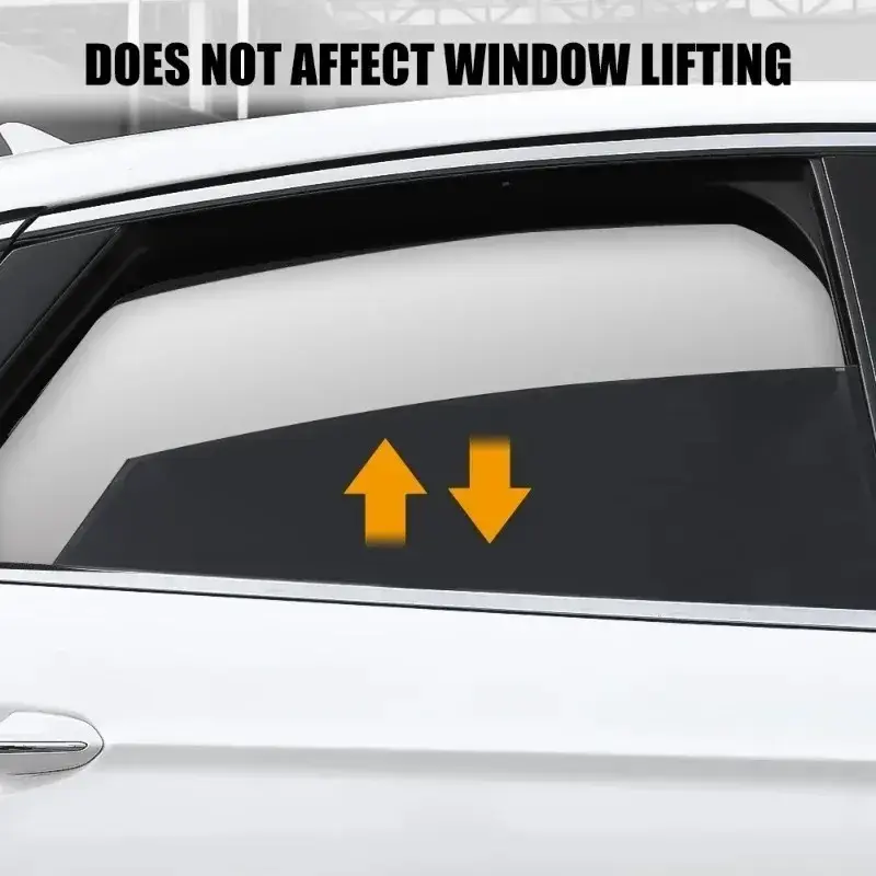 Car Window Sunshade Cover Summer UV Protection Car Side Front Rear Window Mesh Curtain Protector Cover Auto Accessories