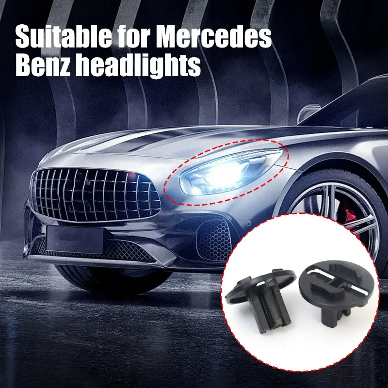 8/4Pcs Headlight Fastener Clip 1248210520 for Mercedes Benz W124 300CE E420 E320 E300 260E 300E 400E 500E 300D Auto Fastener