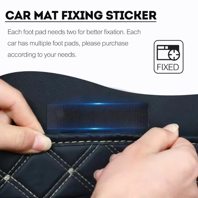 Self Adhesive Fastener Tape Extra Strong Carpet Fixing Sticker Double Side Hook-and-loop Fastener Auto Adhesive Tape Fixed