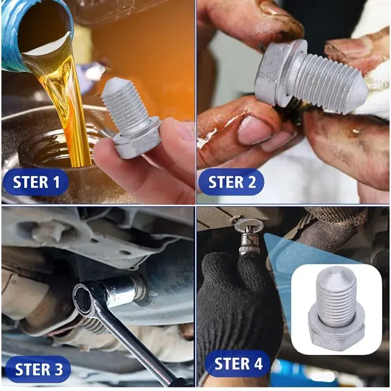 Engine Pan Oil Drain Screw Bolt N90813202 for VW Eos Golf Passat Jetta Tiguan for Audi A4 Q5 TT A6 Transmission Nuts & Bolts