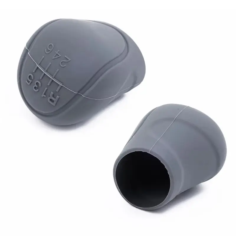 Silicone Car Shift Knob Cover 6 Gears Anti-Slip Design Silicone Shift Knob Collars Auto Shifter Knob Protector for Car Interior
