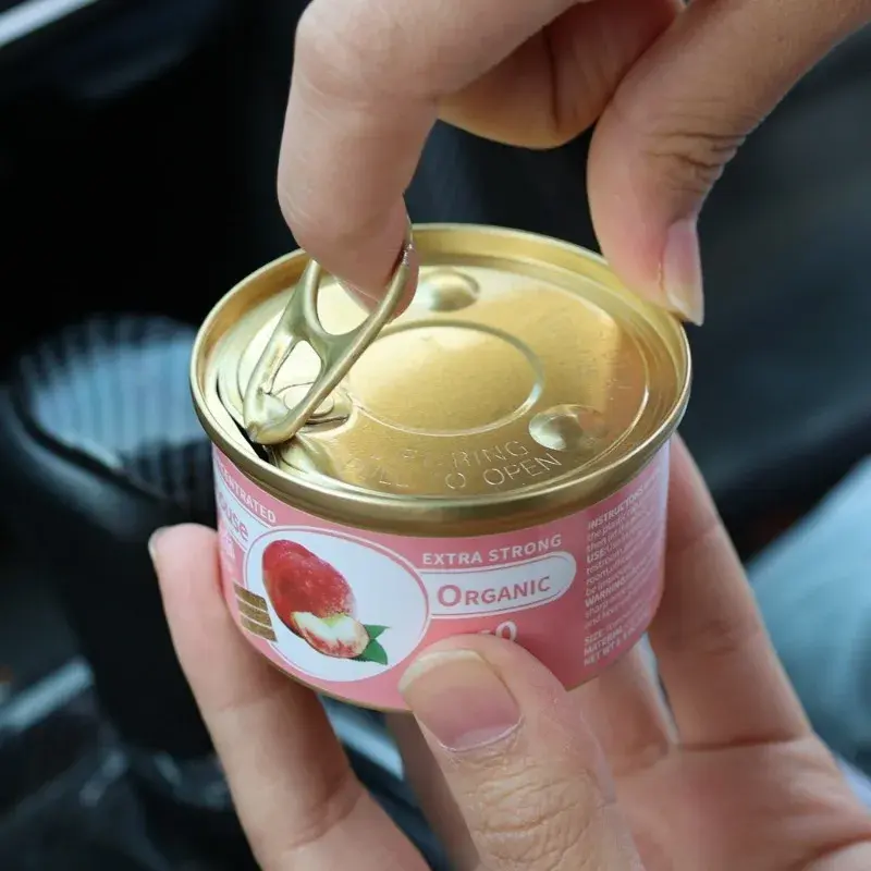 Car Air Fresheners Car Flavoring Perfume Canned Wood Blocks Coffee Flavor Long-Lasting Auto Aromatherapy Car Deodorant Supplies