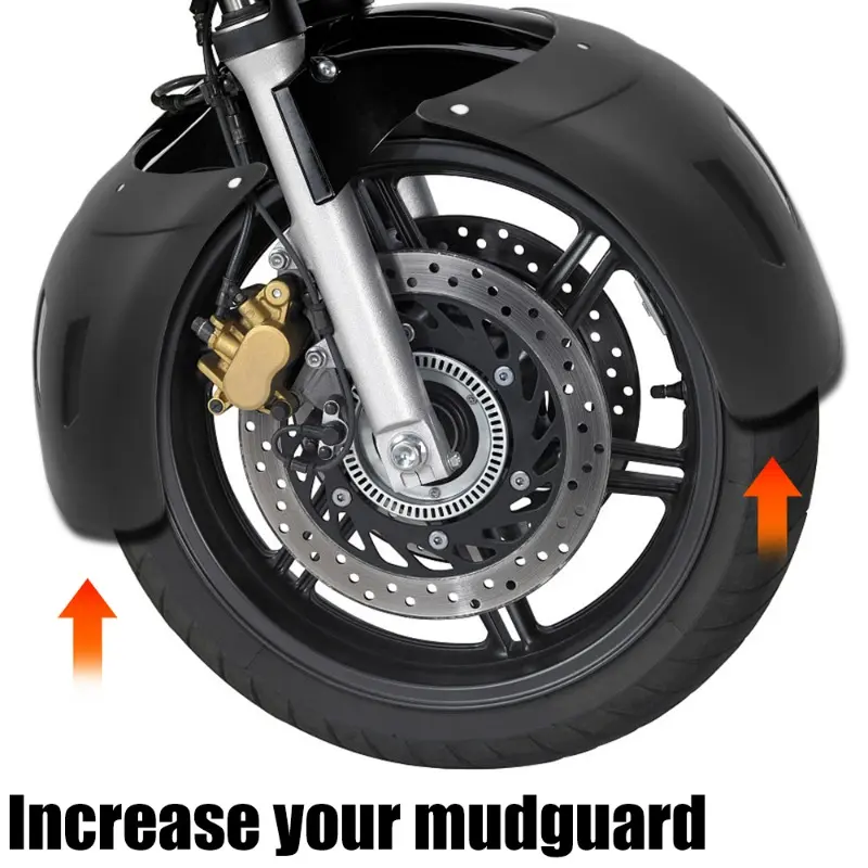 Universal Motorcycle Lengthen Front Fender Rear or Front Wheel Extension Fender Mudguard Splash Guard for Motorcycle