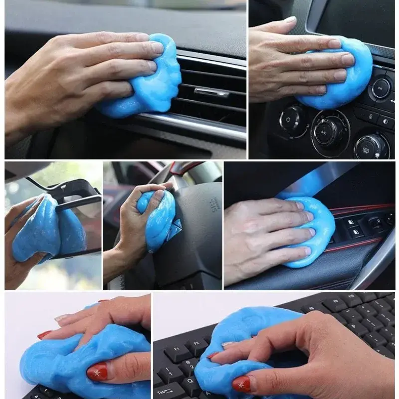 Car Cleaning Gel  Magic Mud Auto Interior Computer Keyboard Dirt Clean Dust Remover Gel Car Wash Interior Cleaning Tools