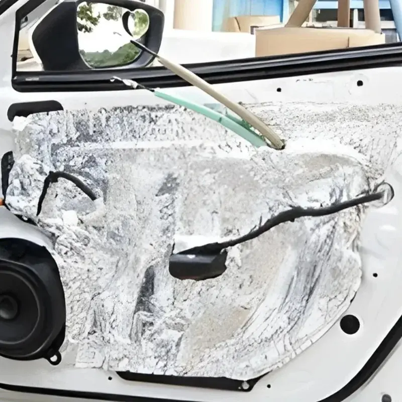 5/10mm Car Sound Deadening Mat Aluminum Foil Insulation Self-Adhesive Heat Shield for Door Trunk Hood Liner Pad Silent Door Wall