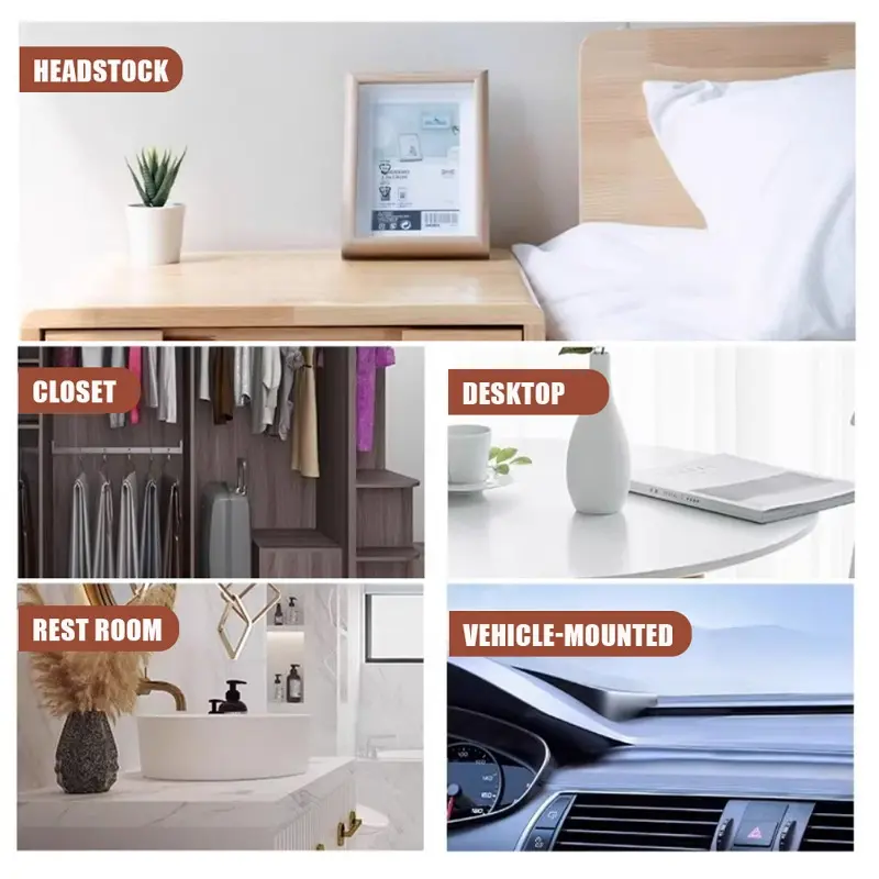 5pcs Car Air Freshener Replacement Beech Wood Chips Tablet Auto Fragrance Perfume Refill Natural Beech for Essional Oils