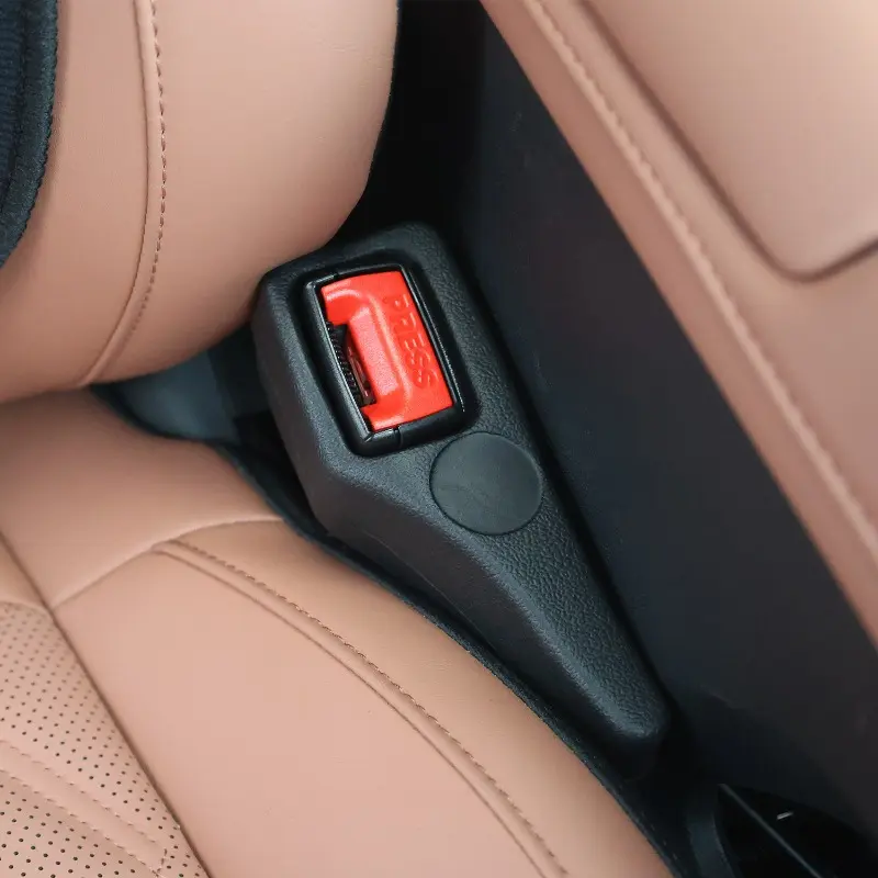 2pcs Car Seat Gap Groove Protection Covers Seat Belt Buckle Protector Flexible Seat Side Gap Filling Strip Auto Drop Blocker