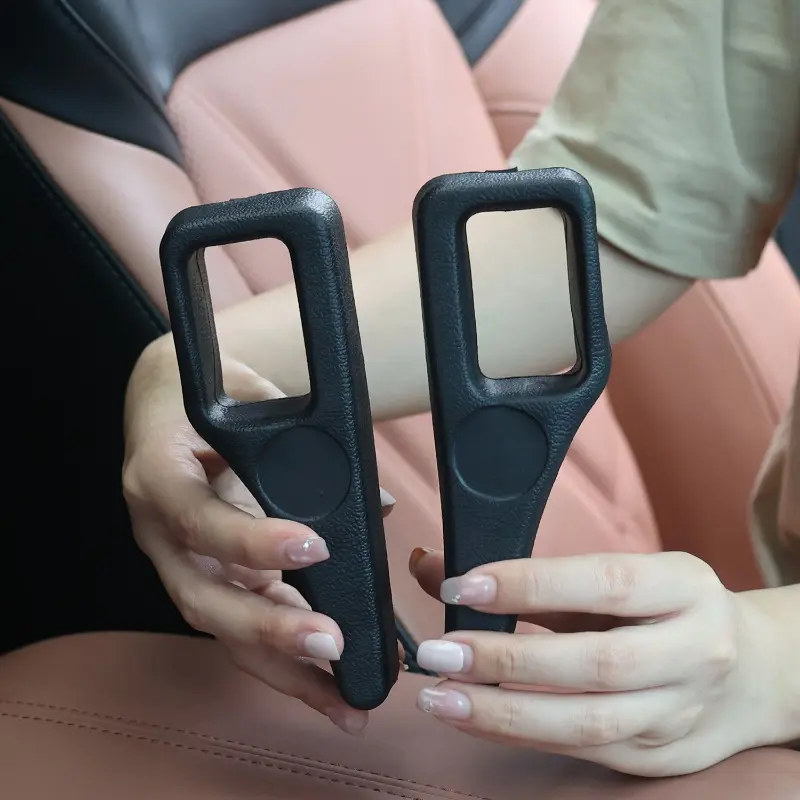 2pcs Car Seat Gap Groove Protection Covers Seat Belt Buckle Protector Flexible Seat Side Gap Filling Strip Auto Drop Blocker