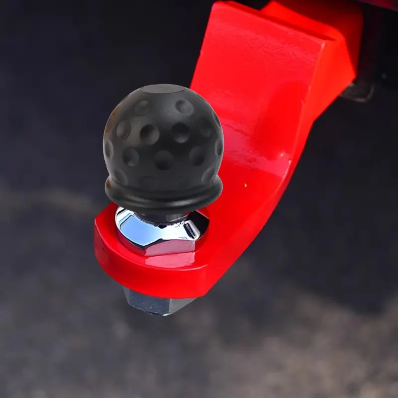New Tow Bar Ball Cover Cap Dustproof Trailer Ball Cover Tow Bar Cap Universal Hitch Trailer Towball Protect Car Accessories