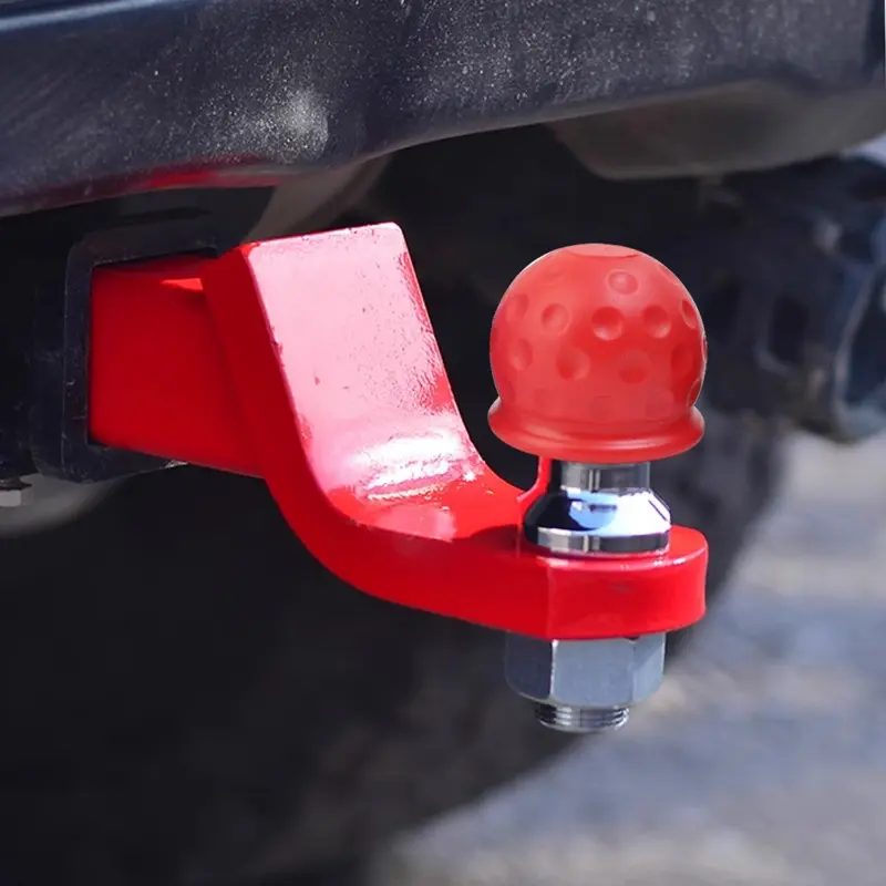 New Tow Bar Ball Cover Cap Dustproof Trailer Ball Cover Tow Bar Cap Universal Hitch Trailer Towball Protect Car Accessories