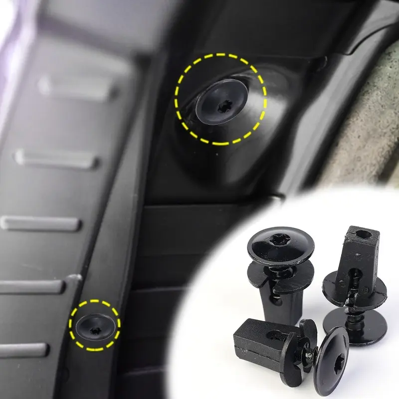 For VW Golf Audi Passat Bora Polo Grille Bumper Skirt Torx Screw Bolt Car Wheel Arch Lining Splashguard Clip Retainer Fastener