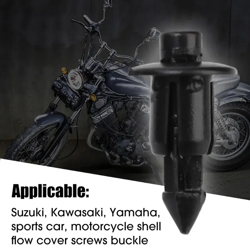 2-50pcs for Suzuki Kawasaki Yamaha Expansion Screw Fasteners Motorbike Shell Fairing Plastic Rivet Motorcycle Accessories