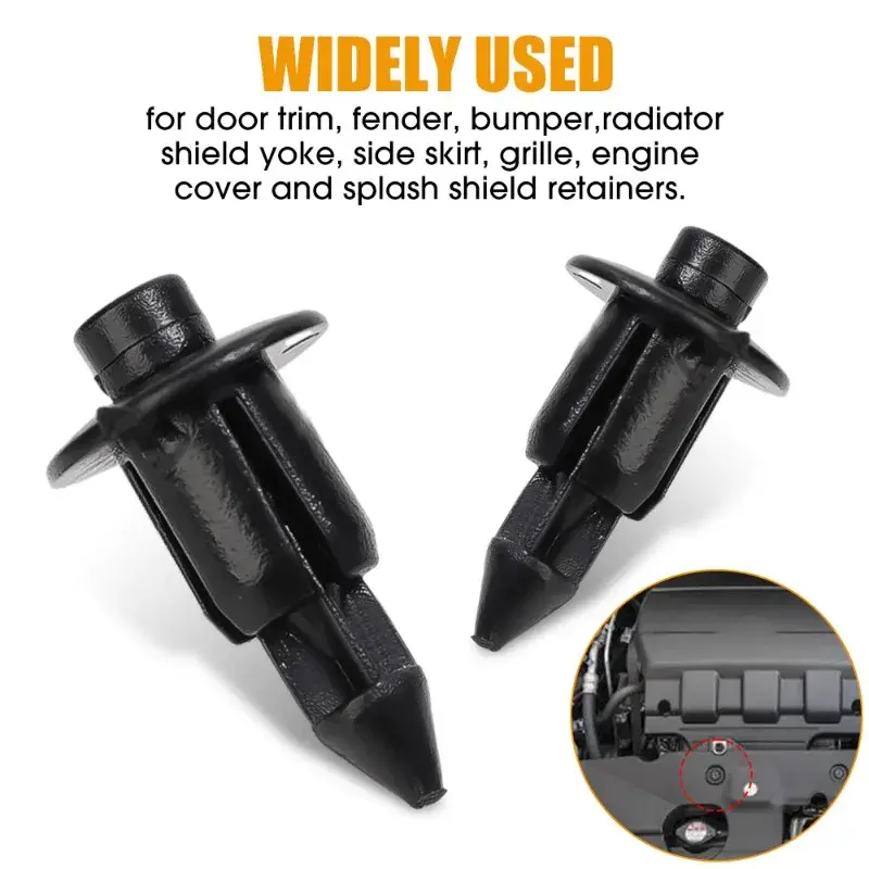 2-50pcs for Suzuki Kawasaki Yamaha Expansion Screw Fasteners Motorbike Shell Fairing Plastic Rivet Motorcycle Accessories