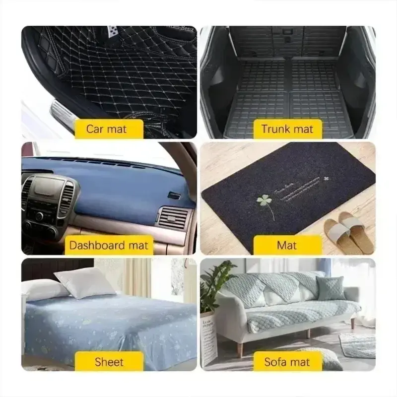 50/2pcs Car Double Faced Fixing Stickers for Carpet Pad Dashboard Mat High Adhesive Fixed Patch Floor Mats Anti Skid Grip Tape