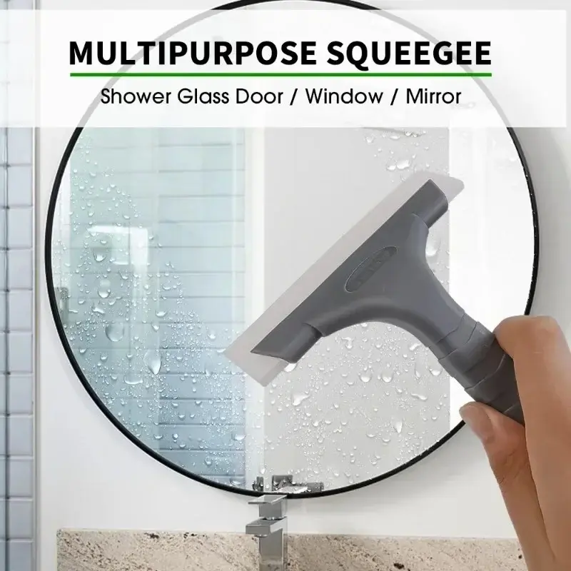 Car Window Cleaning Wiper Car Glass Film Scraper Windshield Silicone Blade Cleaning Accessories Water Scraper