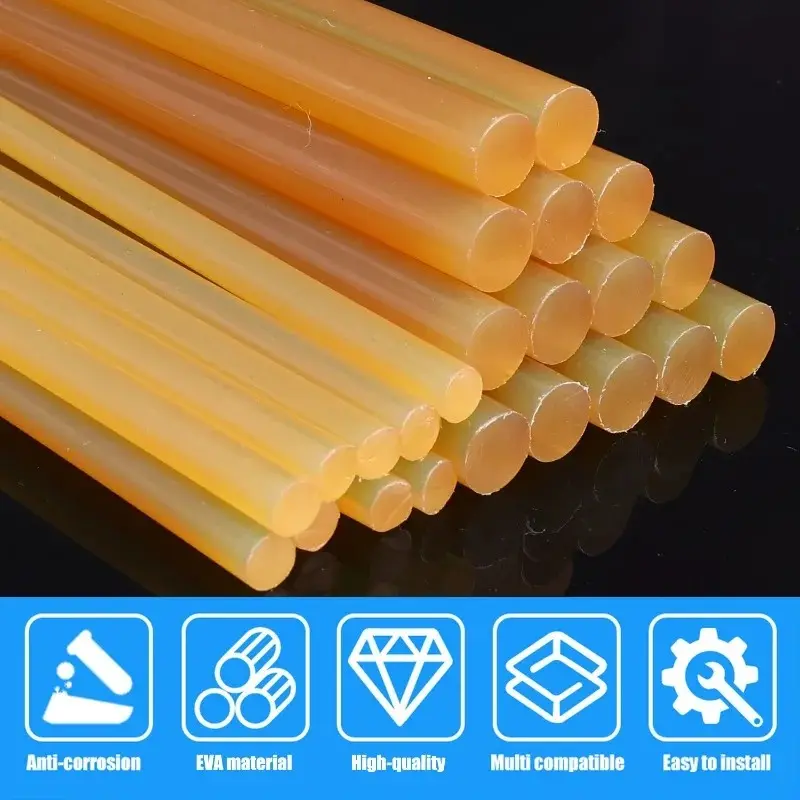 Car Hot Melt Glue Sticks Yellow Strong Adhesive Body Paintless Dent Repair Tool Electric Gun Strong Adhesion Puller Glue Stick