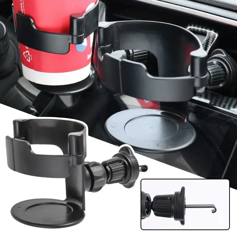 Car Cup Holder Multifunctional Auto Air Conditioning Outlet Hanging Drink Holder Ashtray Water Cup Bracket Phone Anti-slip Stand