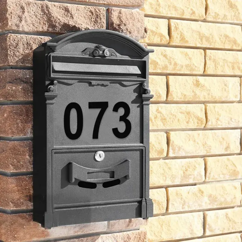 Car License Plate Reflective Number Label Stickers Waterproof Invisible Number Stickers Vinyl Sticker Reflective Sticker